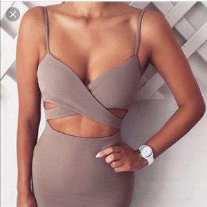 Nookie Size 8 (AU size) Heidi Mocha Dress